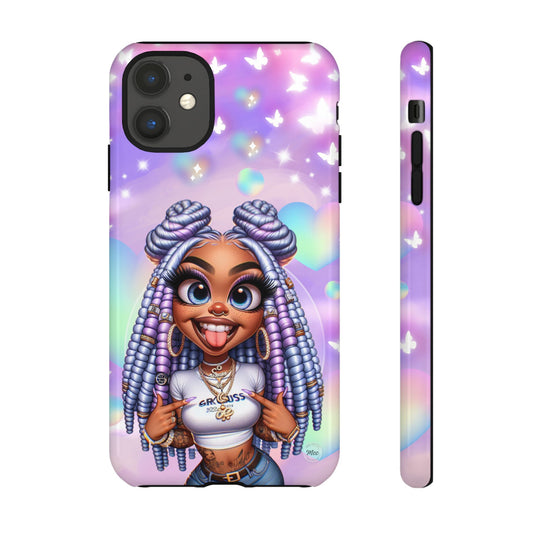 Butterfly girly Cartoon Tough Cases