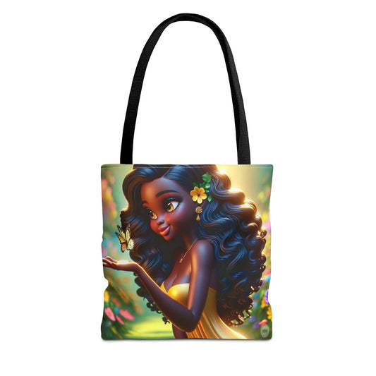 Flower Girl Tote Bag